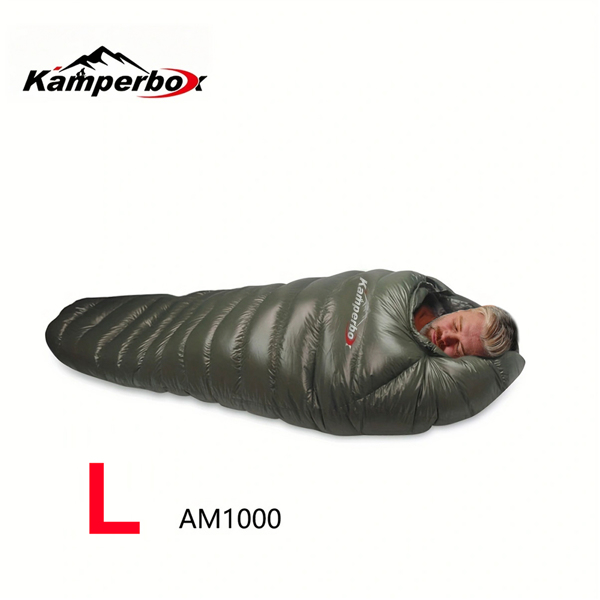 Kamperbox Outdoor Camping Down Sleeping Bag Winter Warm Sleeping Bag Camping Waterproof Sleeping Bag