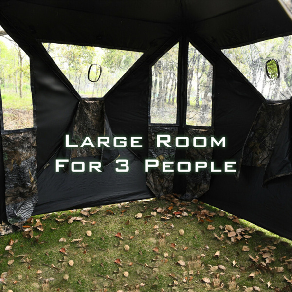 80"  Person Portable Pop-Up Ground Tent with Carrying Bag