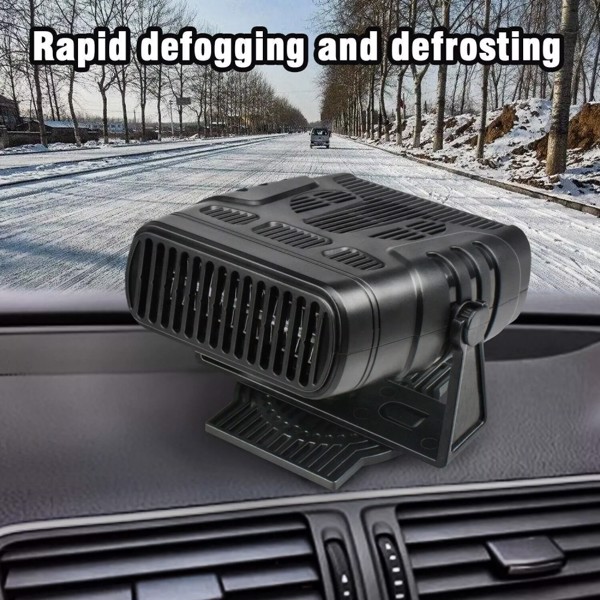 Portable Electric Car Heater 12V 120W Heating Fan Defogger Defroster Demister US