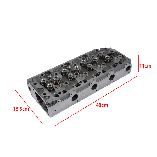 NEW Complete Cylinder Head Assy with valve for Kubota V3300-DI-T Engine 12Valve