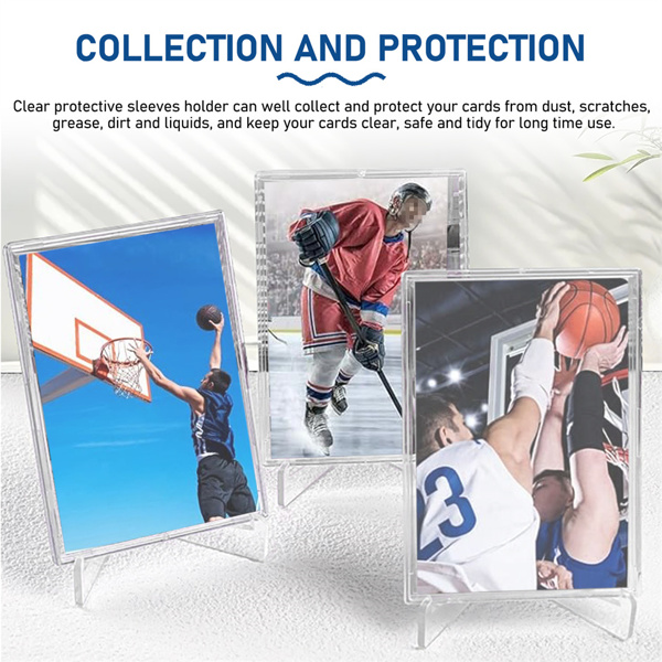 Clear Trading Sleeves Card Protector Holder baseball card