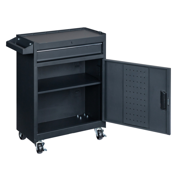 4 Drawstring Cabinet Steel Black Lock 330lb Instrument Cart Storage Room