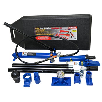 10 Tons of Portable Hydraulic Equipment Components-BLUE 