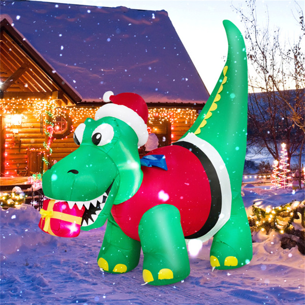 Inflatable Christmas Decoration with LED Lights 