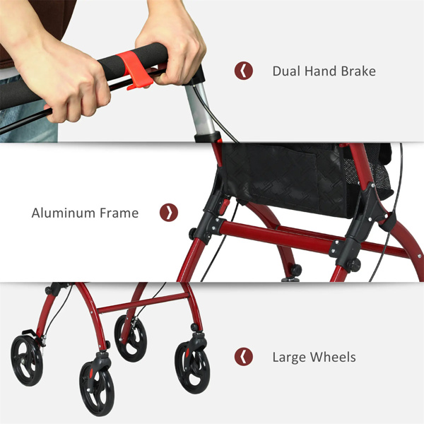 New adult walker is suitable for the elderly Red