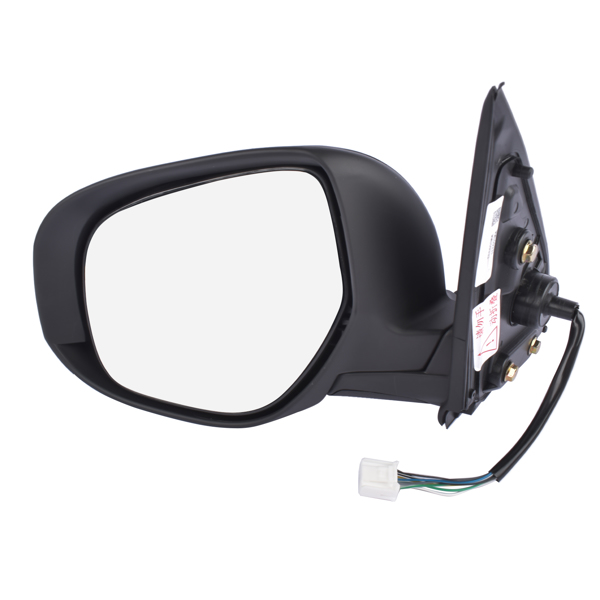 Black Left Side Door Door Mirror for Mitsubishi Outlander 2014-2019 7632B353