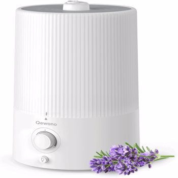 4L Top Fill Ultrasonic Cool Mist Humidifiers for Bedroom, with Oil Diffuser and Nightlight, for Baby Nursery & Plants, for Large Room, Lasts Up to 50 Hours, Auto Shut-Off