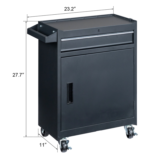 4 Drawstring Cabinet Steel Black Lock 330lb Instrument Cart Storage Room