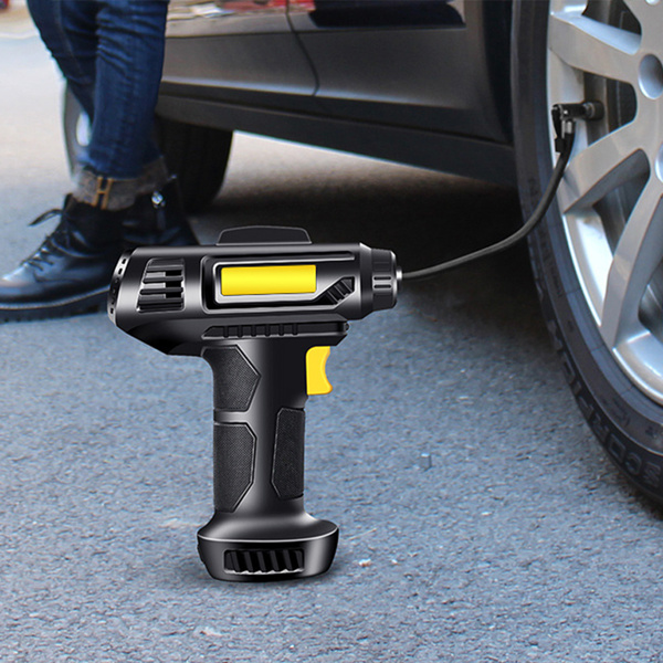 Car Inflator Pump Wireless Portable Inflator Intelligent Digital Display Tire Inflator Pump Fast Inflator - Christmas Gift