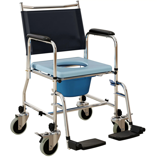 New Mobile shower chair, toilet wheelchair