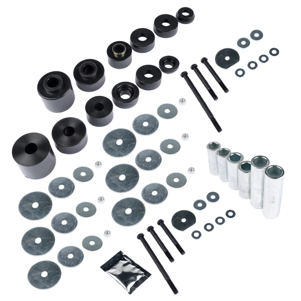 Suspension 4.4123R Polyurethane Body Cab Mount Bushing Kit for 1980-1998 Ford