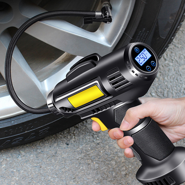 Car Inflator Pump Wireless Portable Inflator Intelligent Digital Display Tire Inflator Pump Fast Inflator - Christmas Gift