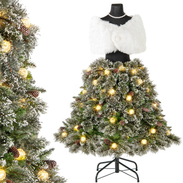 5 FT Pre-lit Mannequin Artificial Christmas Tree