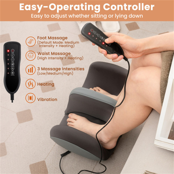 Foot massager with heating function