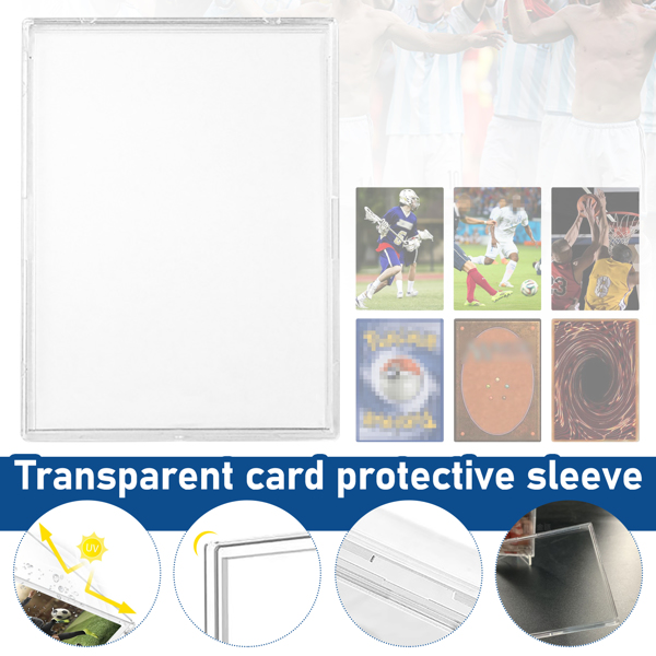 Clear Trading Sleeves Card Protector Holder baseball card