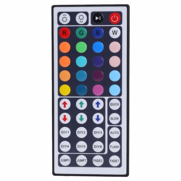 44Keys IR Remote Controller with Dual Connector  For RGB LED Light Strip