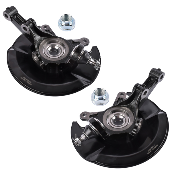 Steering Knuckle & Wheel Bearing Hub for Honda Civic 1.7L 2001-2002 Front LH+RH