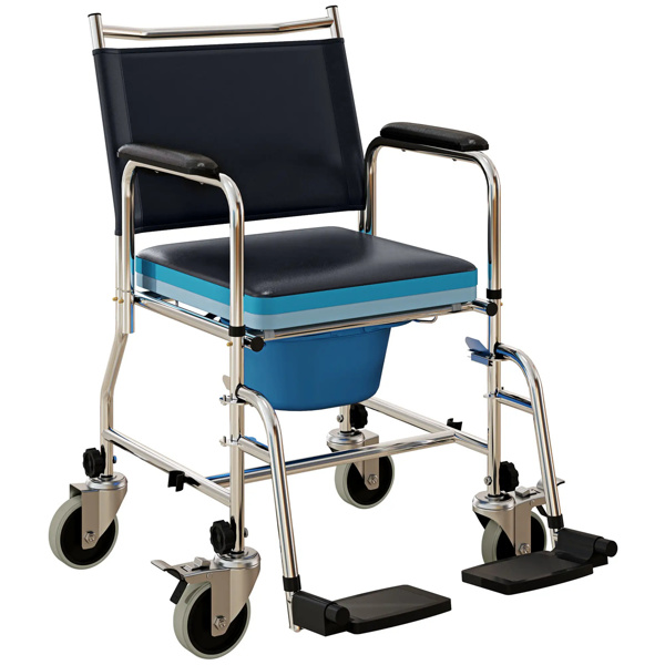 New Mobile shower chair, toilet wheelchair