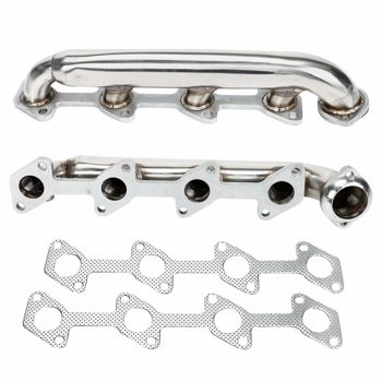 Exhaust Manifold Header for 03-07 Ford Powerstroke F250 F350 6.0  MT001083  (Ban the sale of Amazon)(No support for returns without reason)