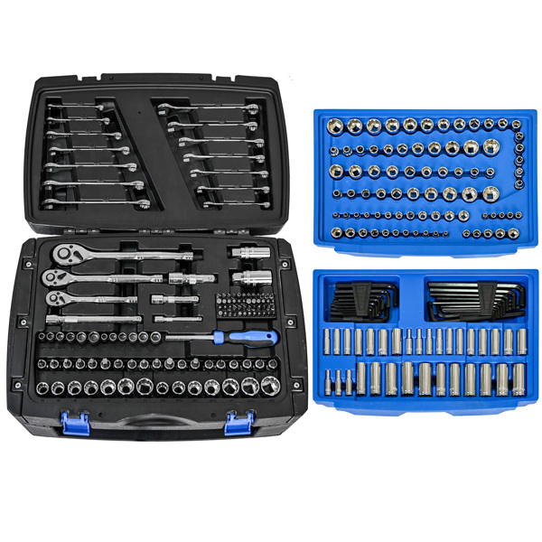 Black Hand Tool Box with  Toolset 266Pcs