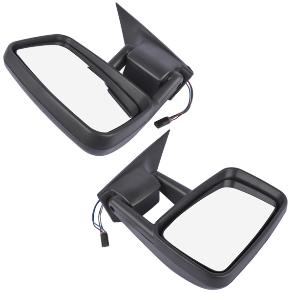 2Pcs Power Door Mirrors Left + Right for 2000-2006 Mercedes Dodge Freightliner Sprinter 2500 3500 2.7L 5104441AA, 5104440AA