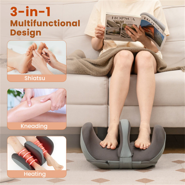 Foot massager with heating function