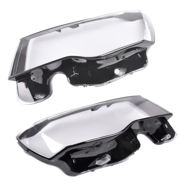 Pair Front Headlight Lens Cover Shell For 2014-2019 Jeep Grand Cherokee 3.0 3.6 5.7L