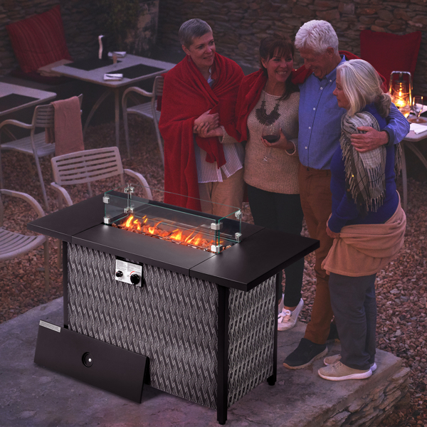  43-inch fire table