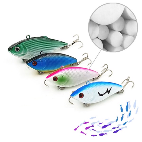 30PCS Kinds of Fishing Lures Crankbaits Hooks Minnow Baits Bass Tackle Crank Set