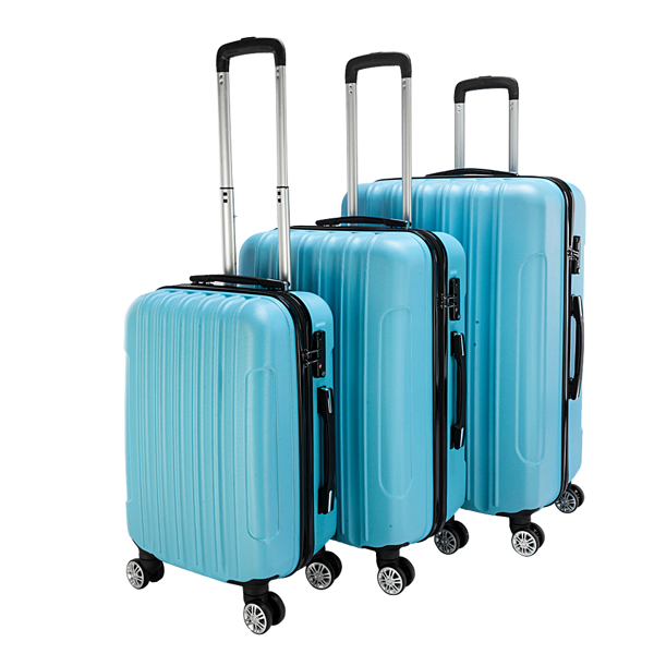 3-in-1 Multifunctional Large Capacity Traveling Storage Suitcase Blue