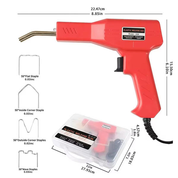 Automotive bumper plastic welding gun, welding nail, plastic welding machine set, American standard