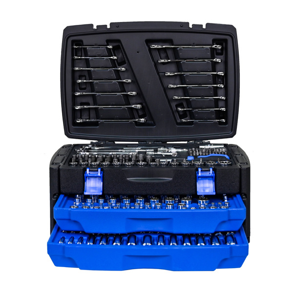 Black Hand Tool Box with  Toolset 266Pcs