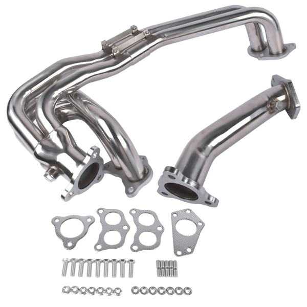 Stainless Exhaust manifold Header Kit for Subaru Impreza WRX / STI EJ205 EJ255 2002-2006