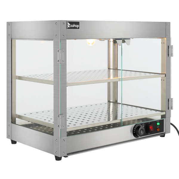 110.00V 800.00W Two Layers Stainless Steel Color Stainless Steel/Tempered Glass Warming Cabinet