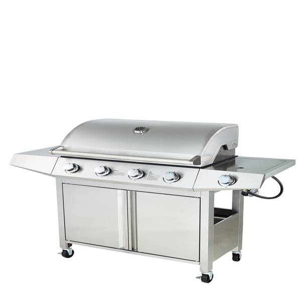 Propane Grill 4 Burner Barbecue Grill Stainless Steel Gas Grill