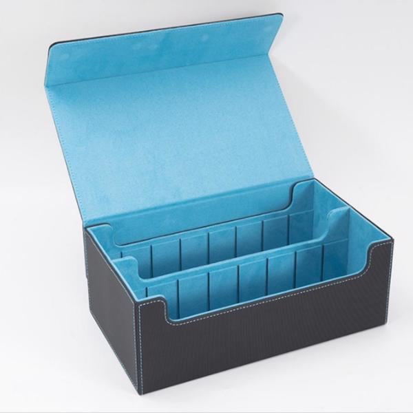 910+ Magnetic PU Leather Trading Card Commander Storage Box Deck Case Holder