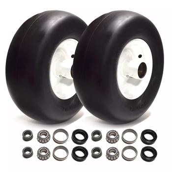 2 Pack Front Solid Tire Assembly No Flat 13x5x6 For Exmark Lazer Z AS HP Series