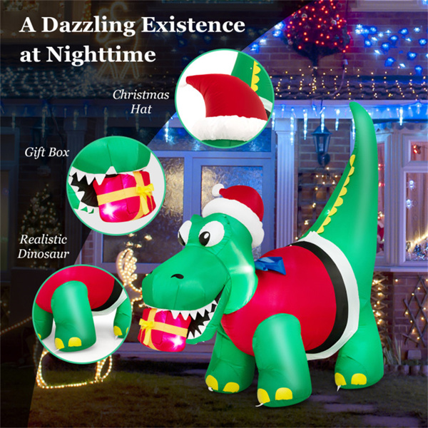 Inflatable Christmas Decoration with LED Lights 