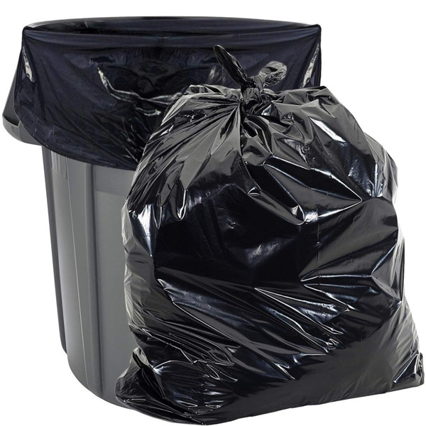 High capacity heavy-duty garbage bag: 1.9 MIL industrial strength, high capacity, heavy-duty, leak proof for outdoor, industrial, and household use -1.9 MIL/50 Gallon, 39.4 inches * 47.2 inches