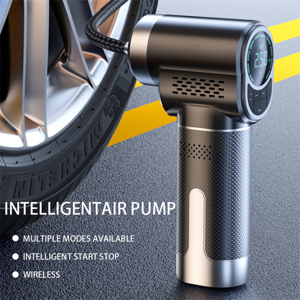 150PSI Handheld Air Compressor Electric Wireless Portable Tire Inflation Pump Digital Display LED Lighting Suitable for Cars/ motorcycles/ bicycles/ balls