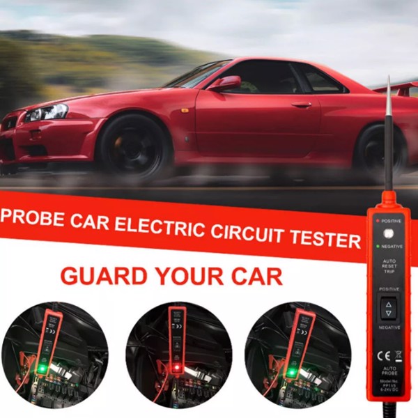 Automotive Digital Power Probe Circuit Electrical Tester Test Lead Device System