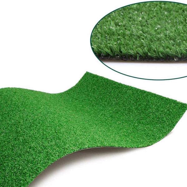 Artificial turf, professional dog mat large turf outdoor carpet terrace pet lawn, artificial carpet with drainage holes, 3.28FT * 16.4FT