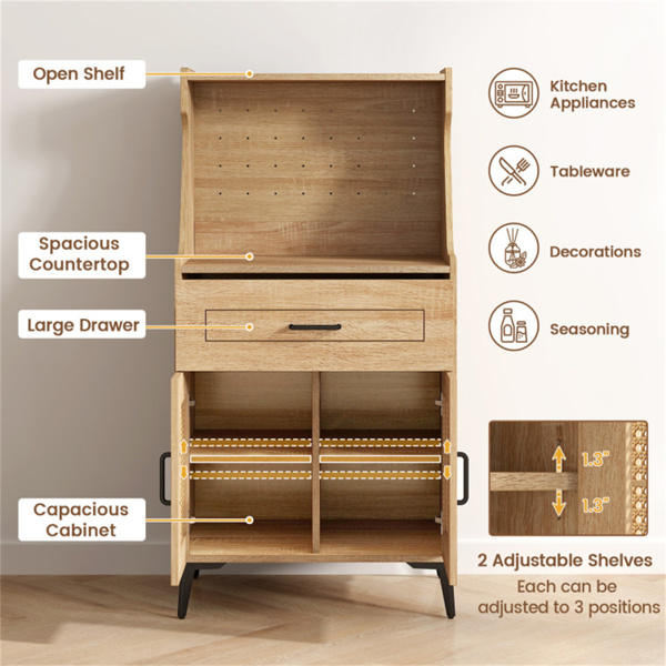 Coffee bar cabinet, storage cabinet, cabinet