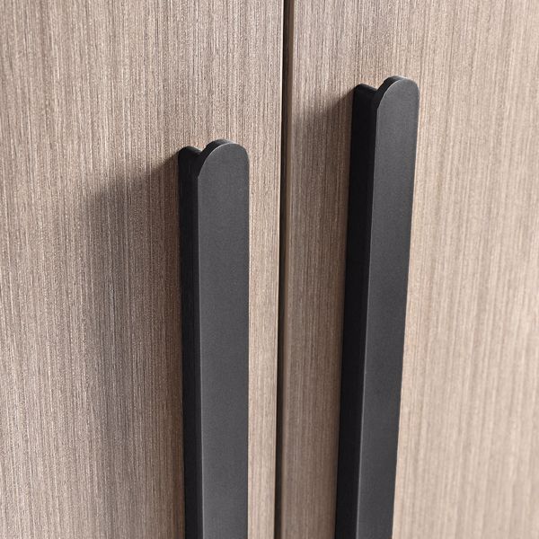 Kitchen Cabinet Door Handles Brushed Aluminum Alloy Cupboard Drawer Pulls