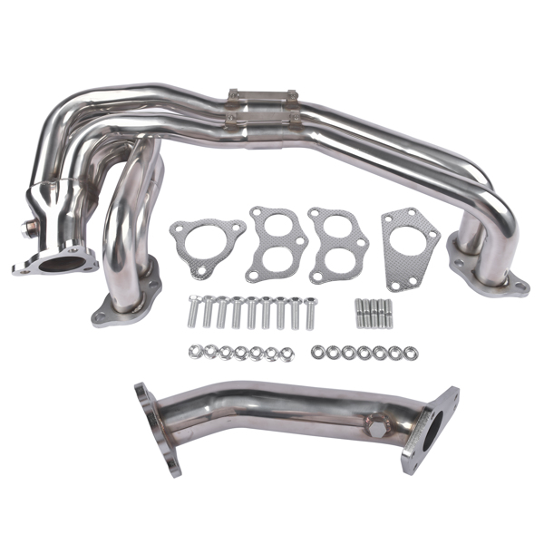 Stainless Exhaust manifold Header Kit for Subaru Impreza WRX / STI EJ205 EJ255 2002-2006