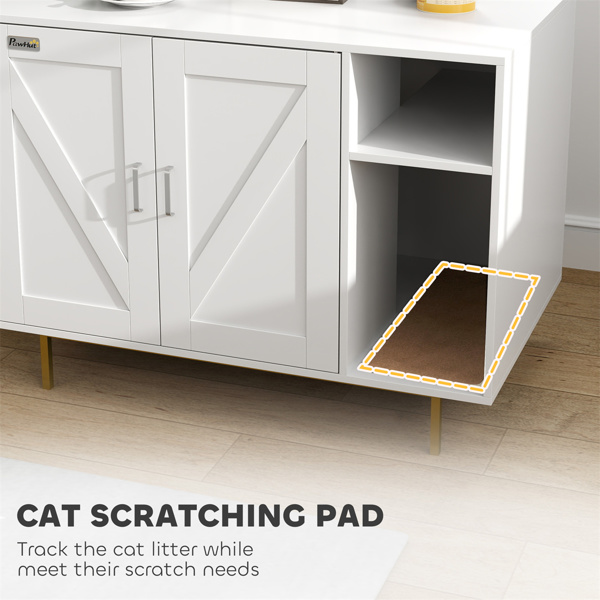 Cat Litter Box Enclosure End Side Table 