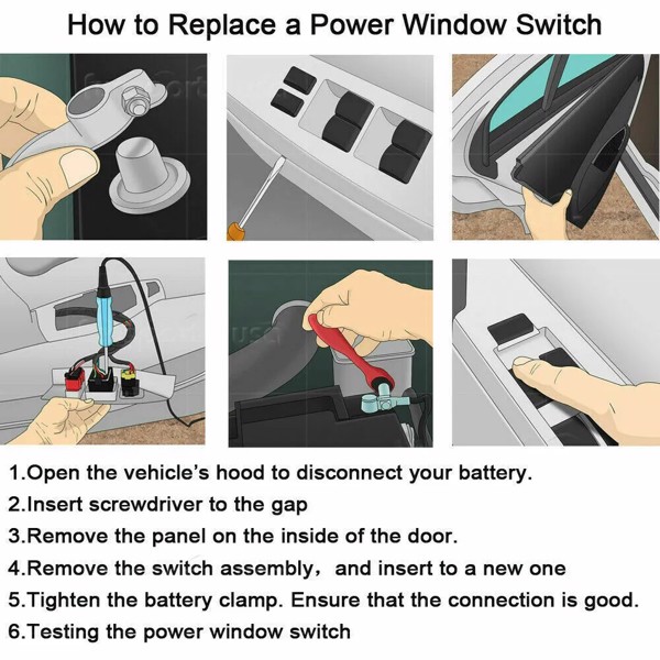 Master Driver Side Window Door Power Switch For Chevrolet Silverado/GMC/Sierra