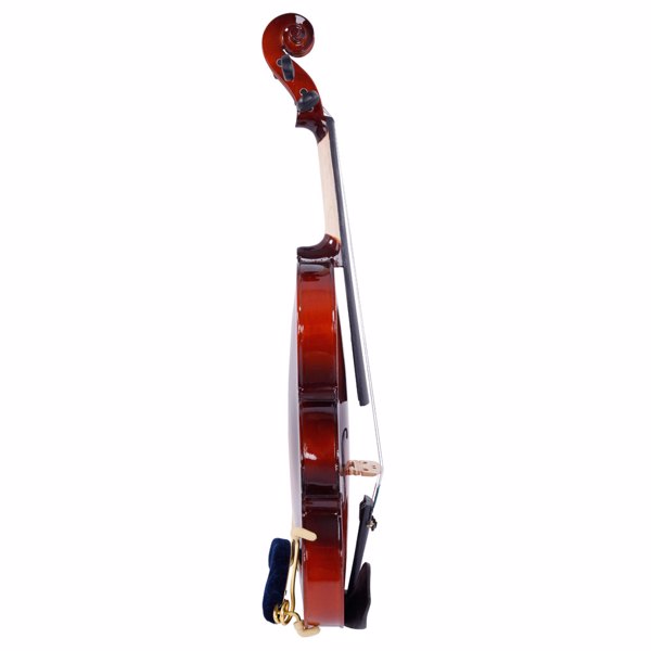 Glarry GV100 1/8 Acoustic Solid Wood Violin Case Bow Rosin Strings Shoulder Rest Tuner Natural