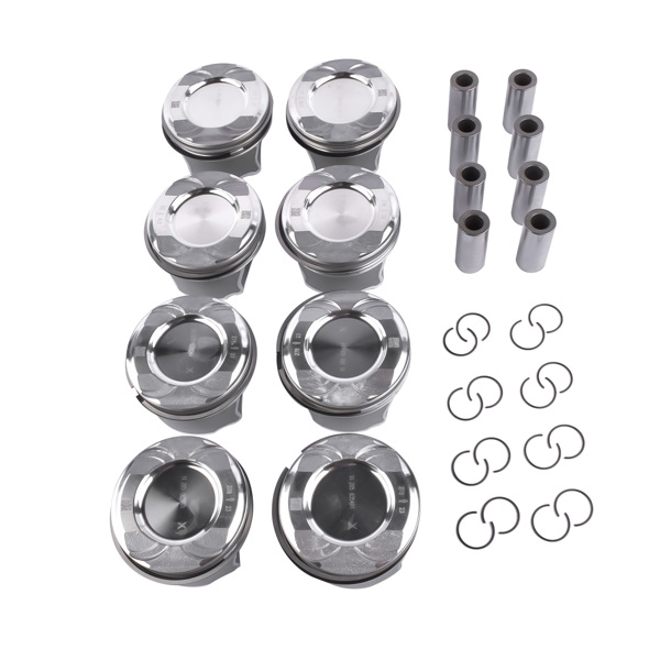 8Pcs Pistons Rings Set for Mercedes-Benz S550 E550 GL550 CLS550 CL550 ML550 4.6L 4.7L M278 Engine 2780301117 A2780301117