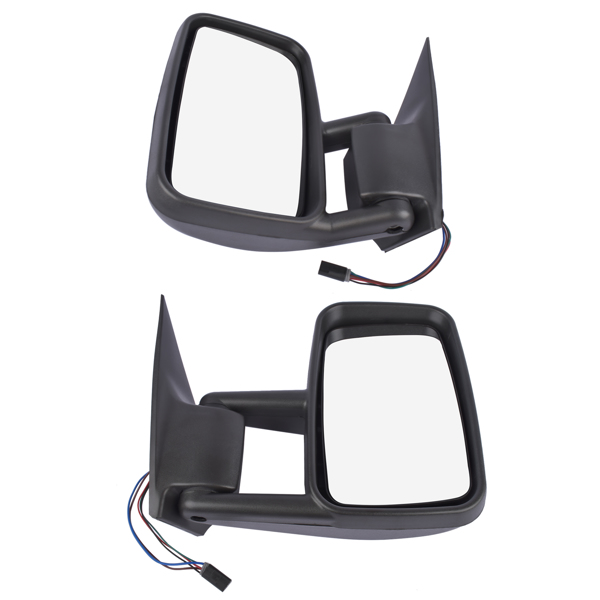 2Pcs Power Door Mirrors Left + Right for 2000-2006 Mercedes Dodge Freightliner Sprinter 2500 3500 2.7L 5104441AA, 5104440AA